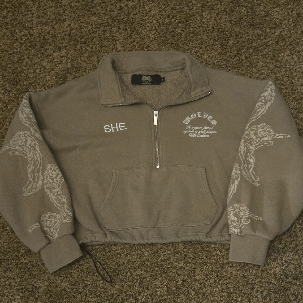 Darc Sport Gray Half-Zip Sweatshirt